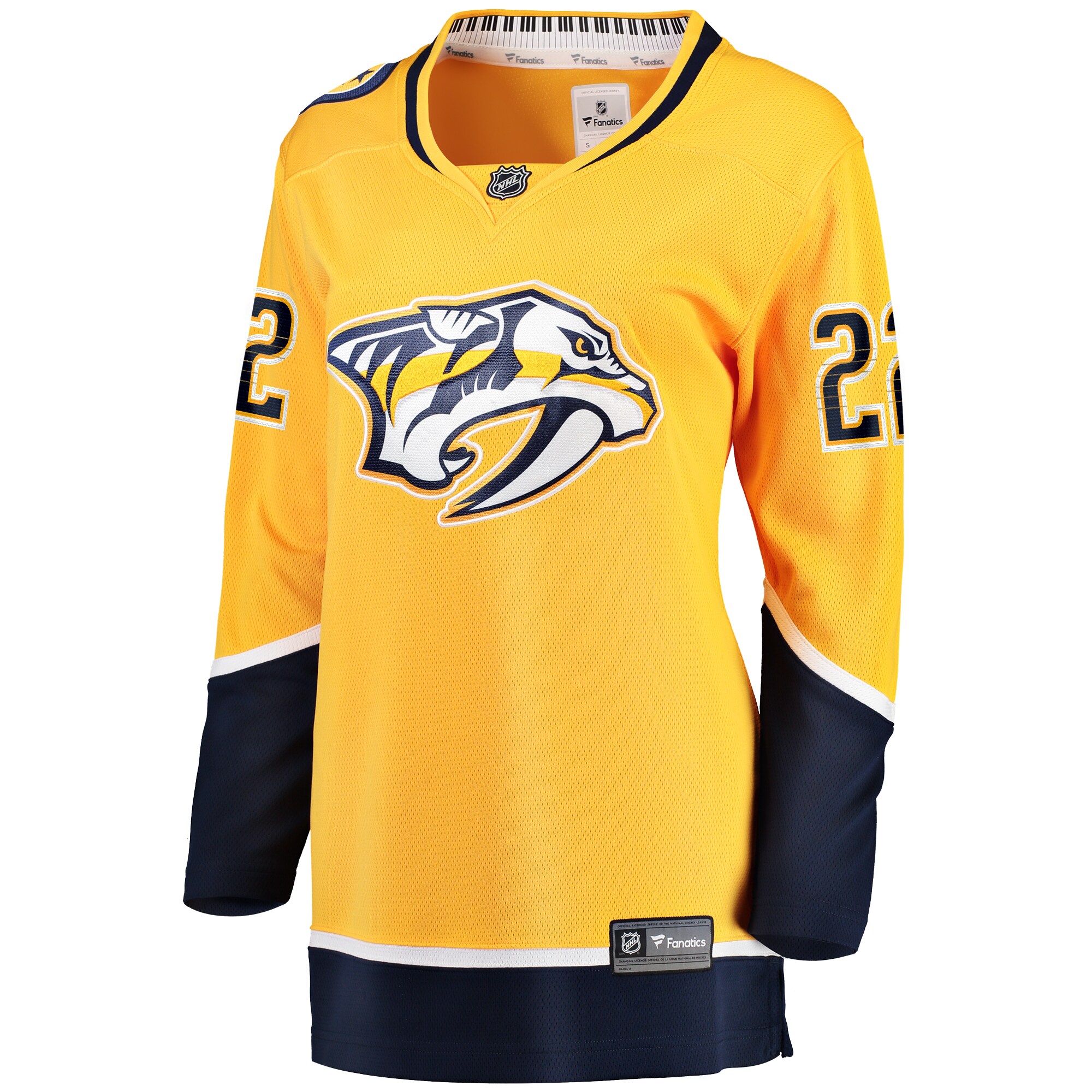 Nashville Predators Tyson Barrie Gold Home Breakaway NHL Jersey Women's