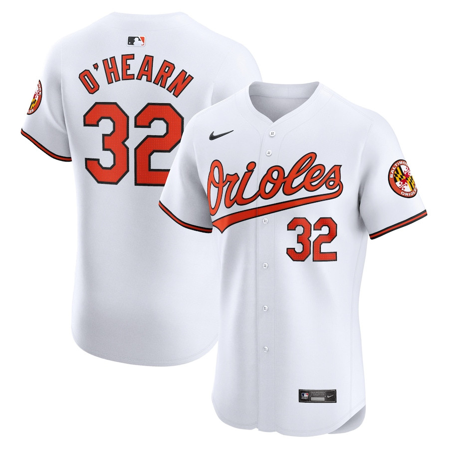 Ryan O'Hearn 32 Baltimore Orioles Home Elite Player White MLB Jersey Men's