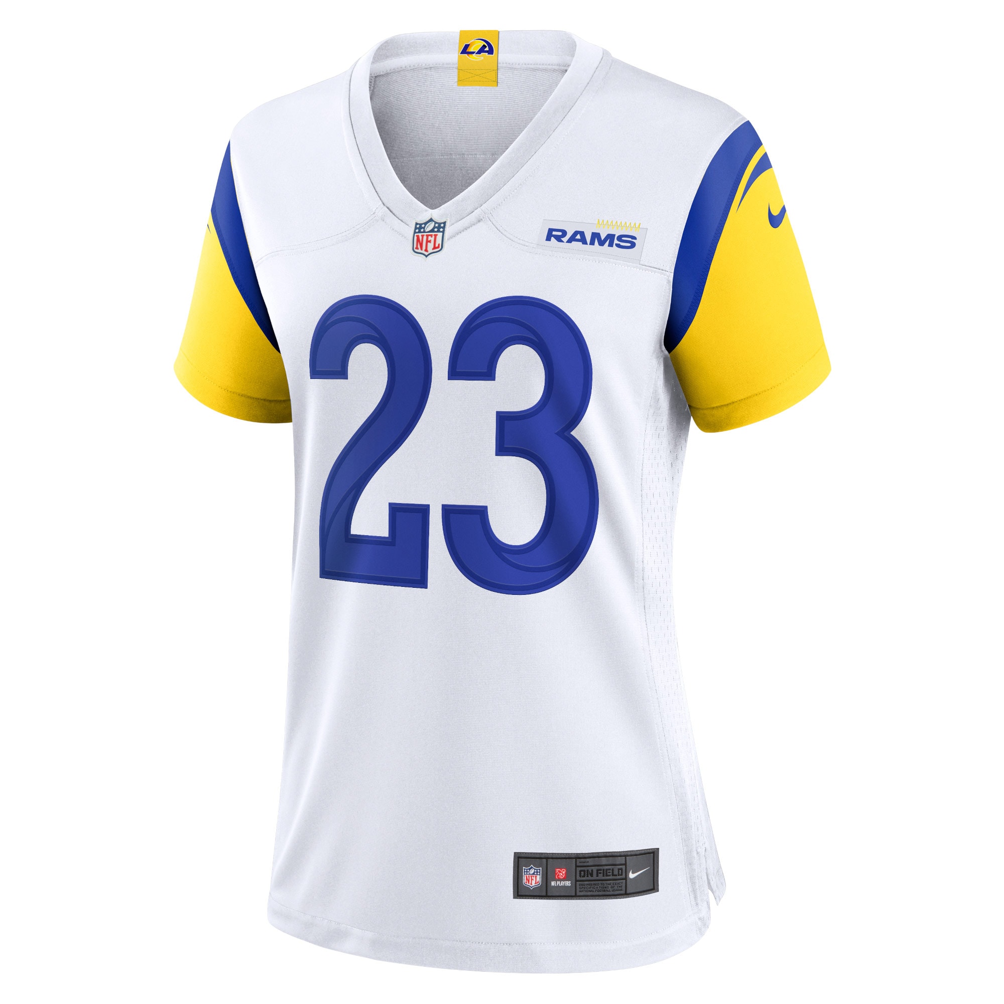 Los Angeles Rams Cam Akers White Game NFL Jersey Women's