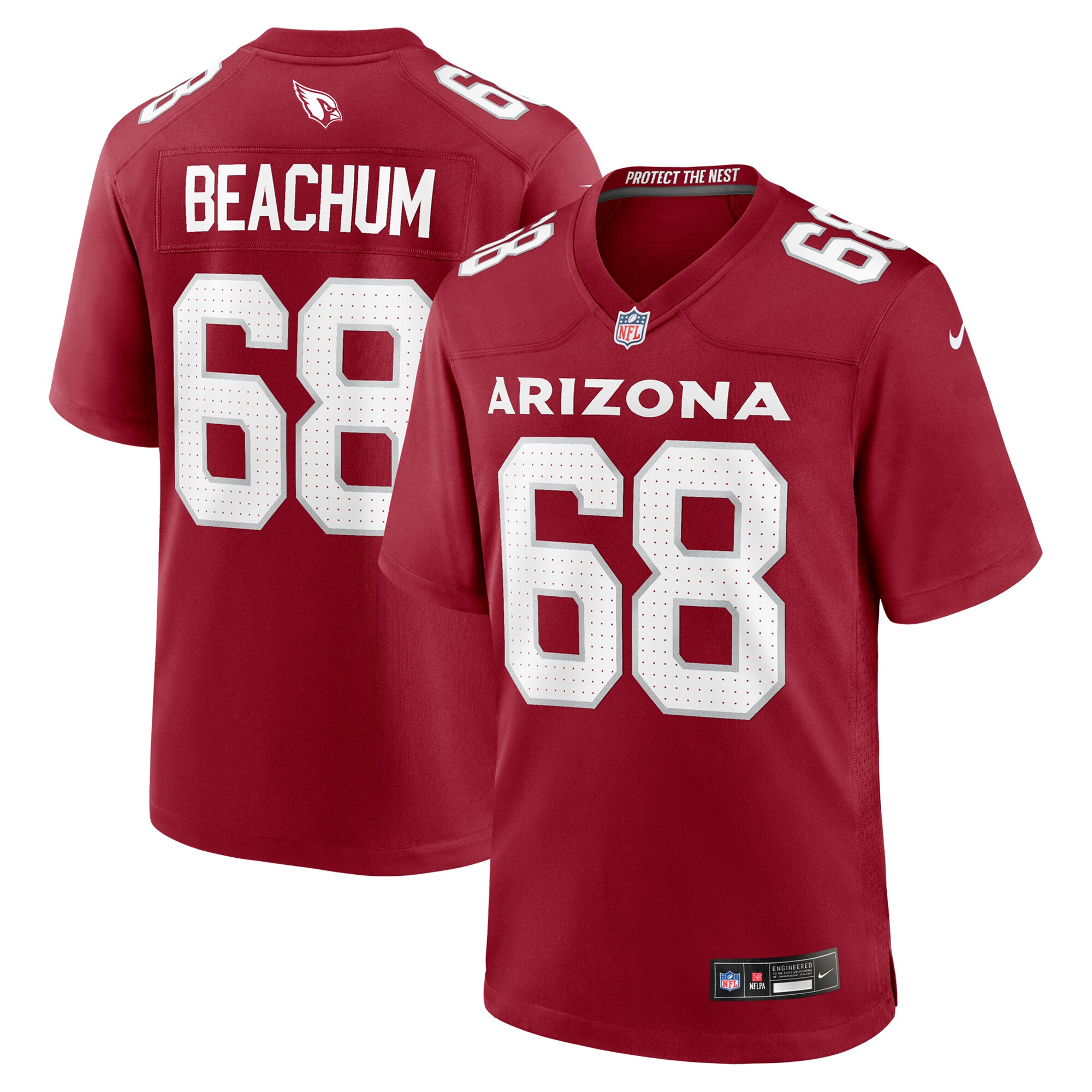 Arizona Cardinals Kelvin Beachum Cardinal Team Game NFL Jersey Men's