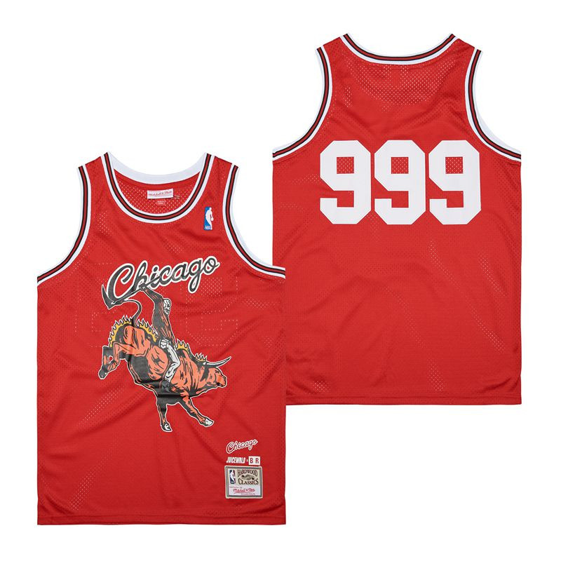 Chicago Bulls 999 Swingman Red NBA Jersey Men's