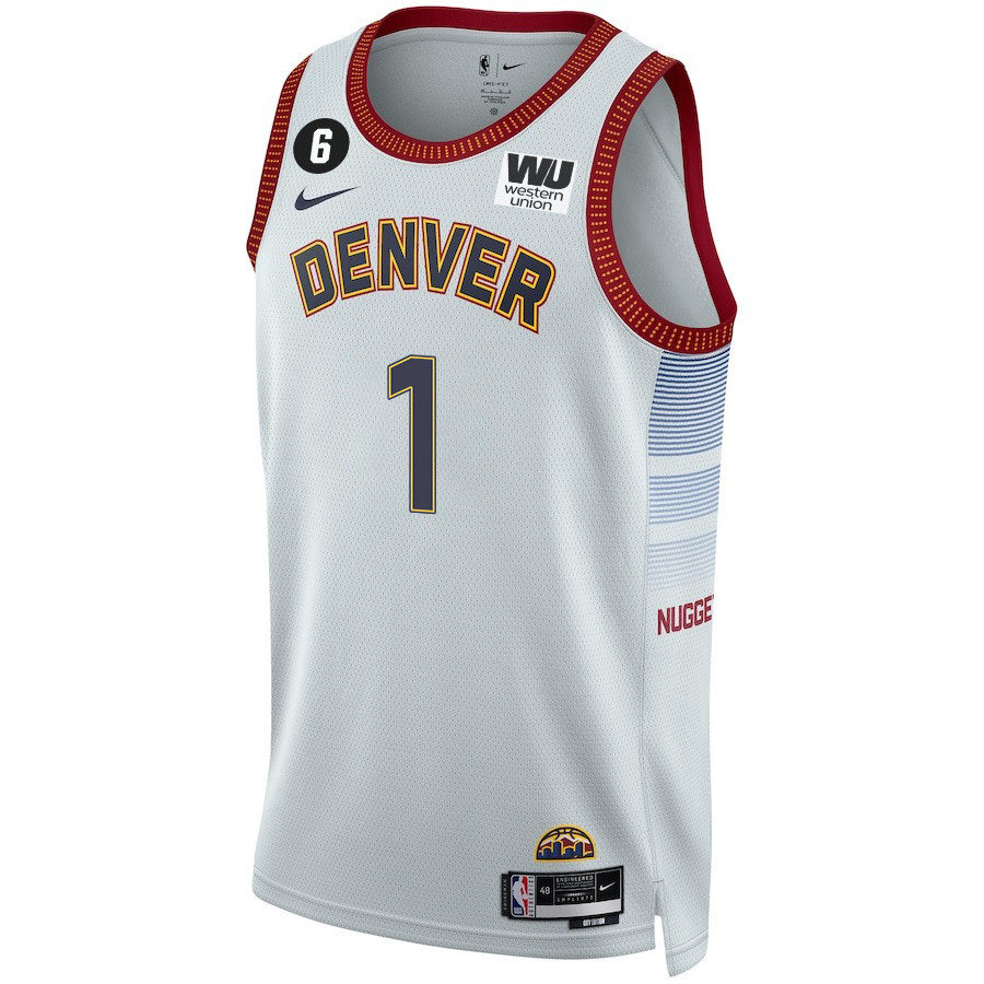 Michael Porter Jr. 1 Denver Nuggets Final Champions 2023 Swingman White NBA Jersey Men's