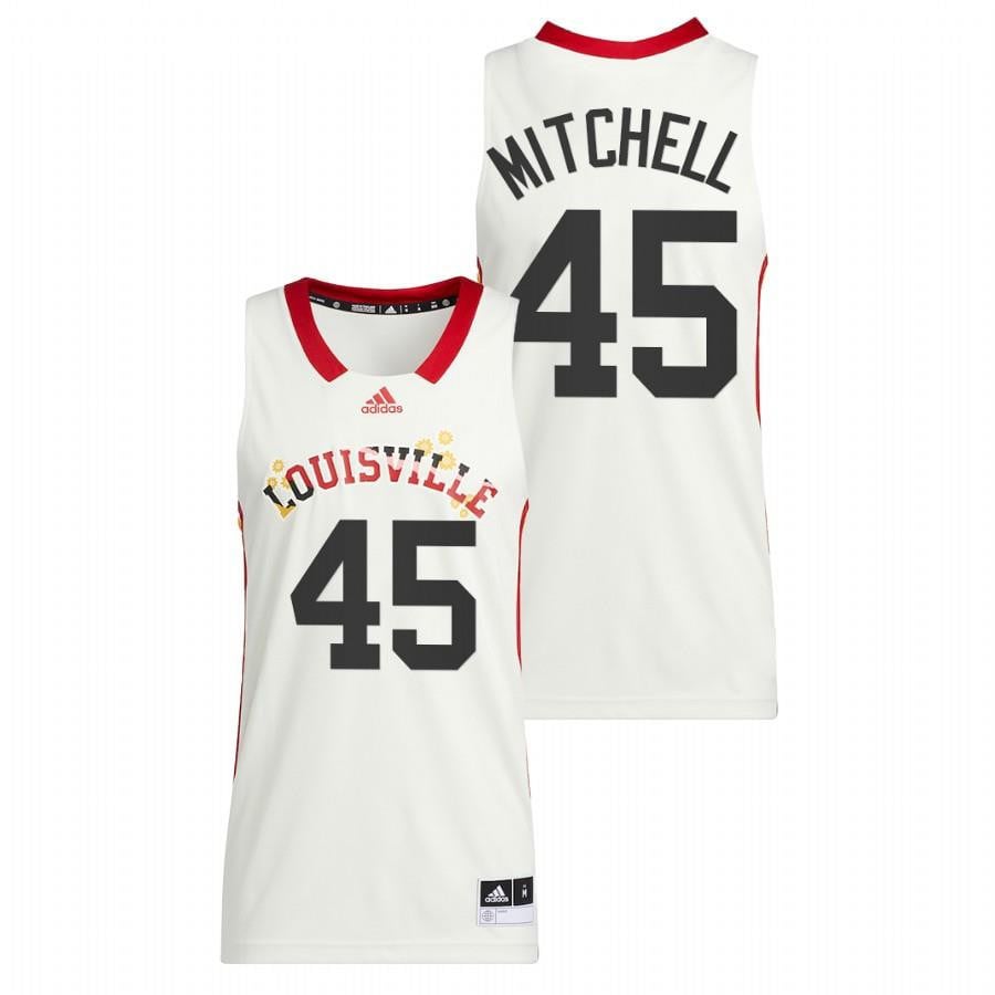 Donovan Mitchell 4 White Louisville Cardinals Honoring Black Excellence NCAA Jersey Men's