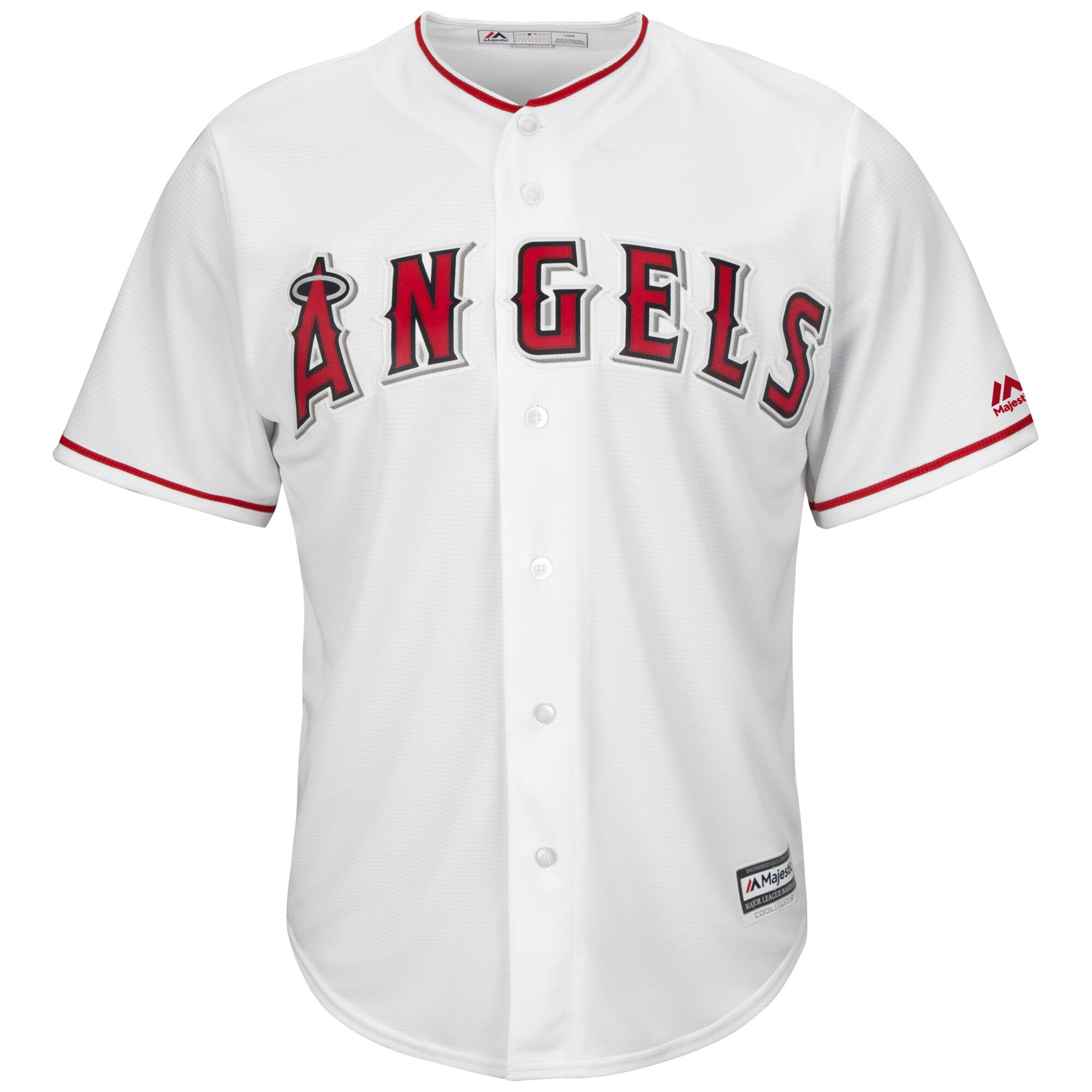 Los Angeles Angels Zack Cozart Majestic White Home Cool Base Player MLB Jersey Men's