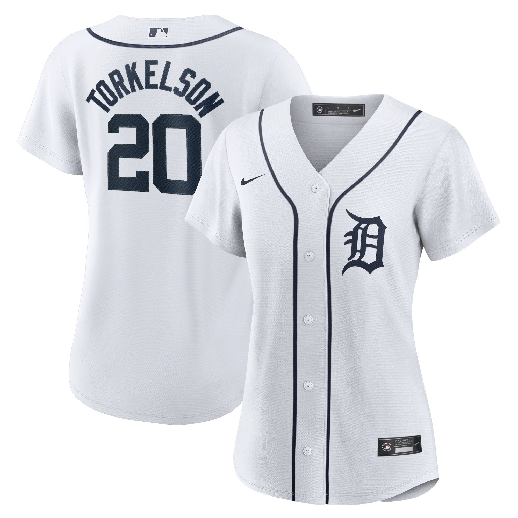 Detroit Tigers Spencer Torkelson White Home Player MLB Jersey Women's