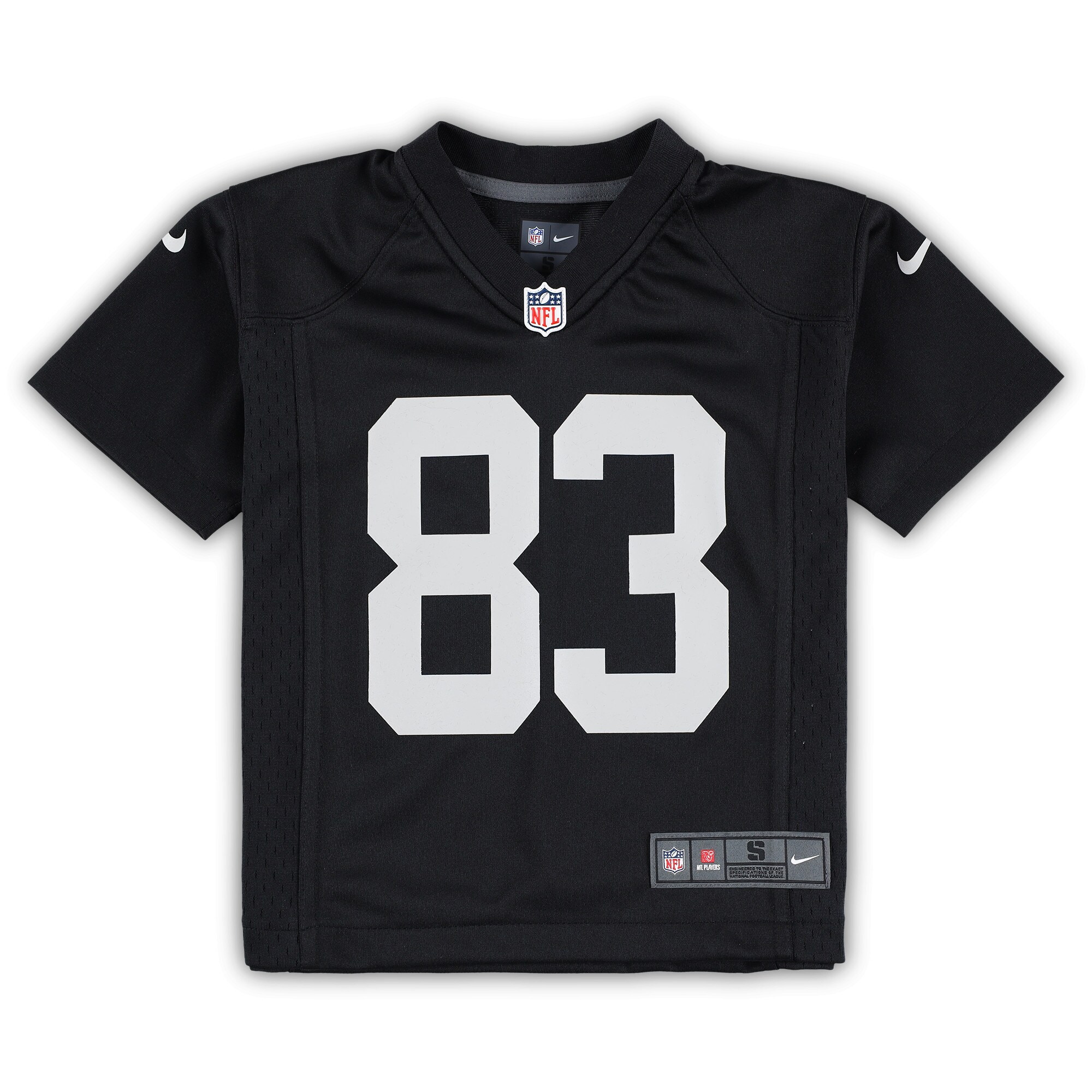 Preschool Las Vegas Raiders Darren Waller Black Game NFL Jersey Men's