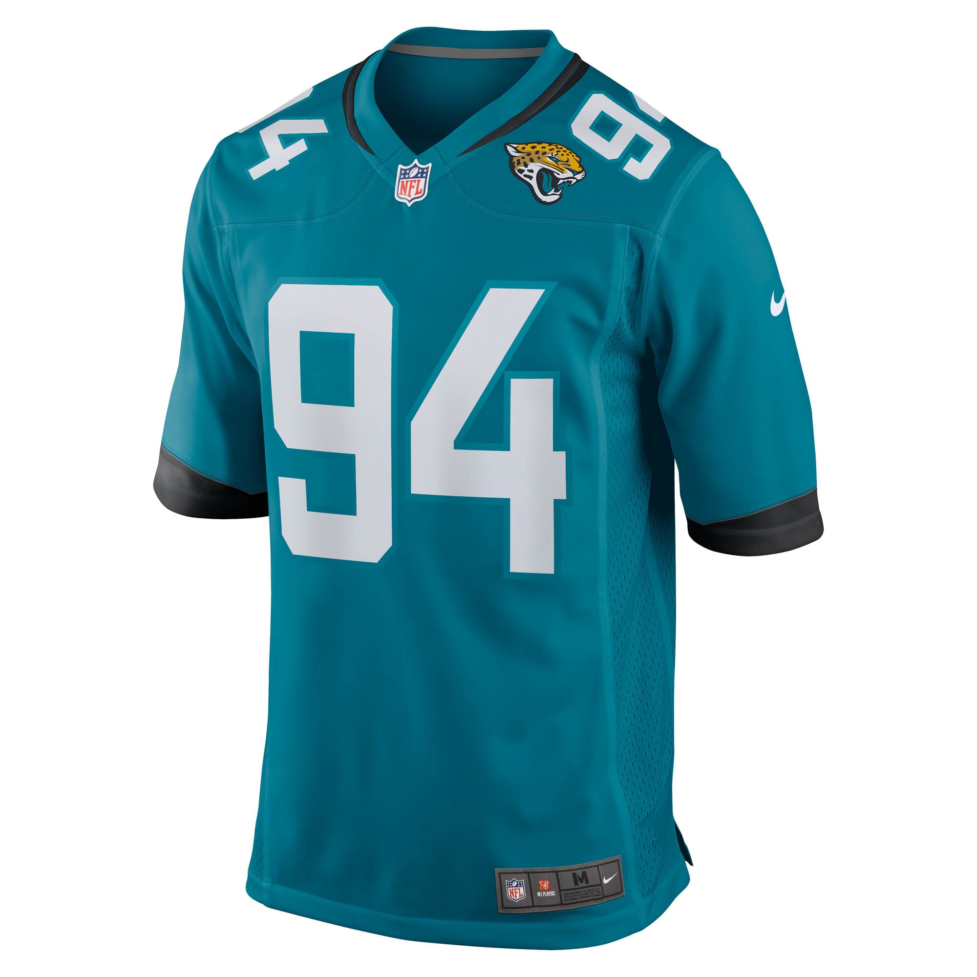Jacksonville Jaguars Maason Smith Teal Team Game NFL Jersey Men's