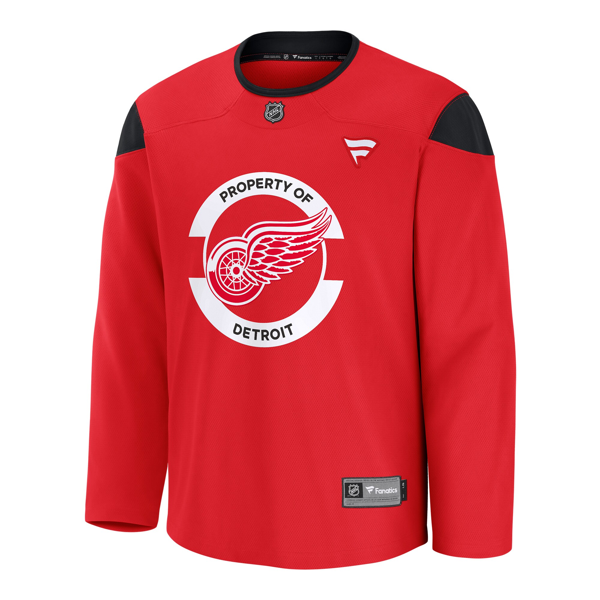 Detroit Red Wings Red Home Practice NHL Jersey Men's