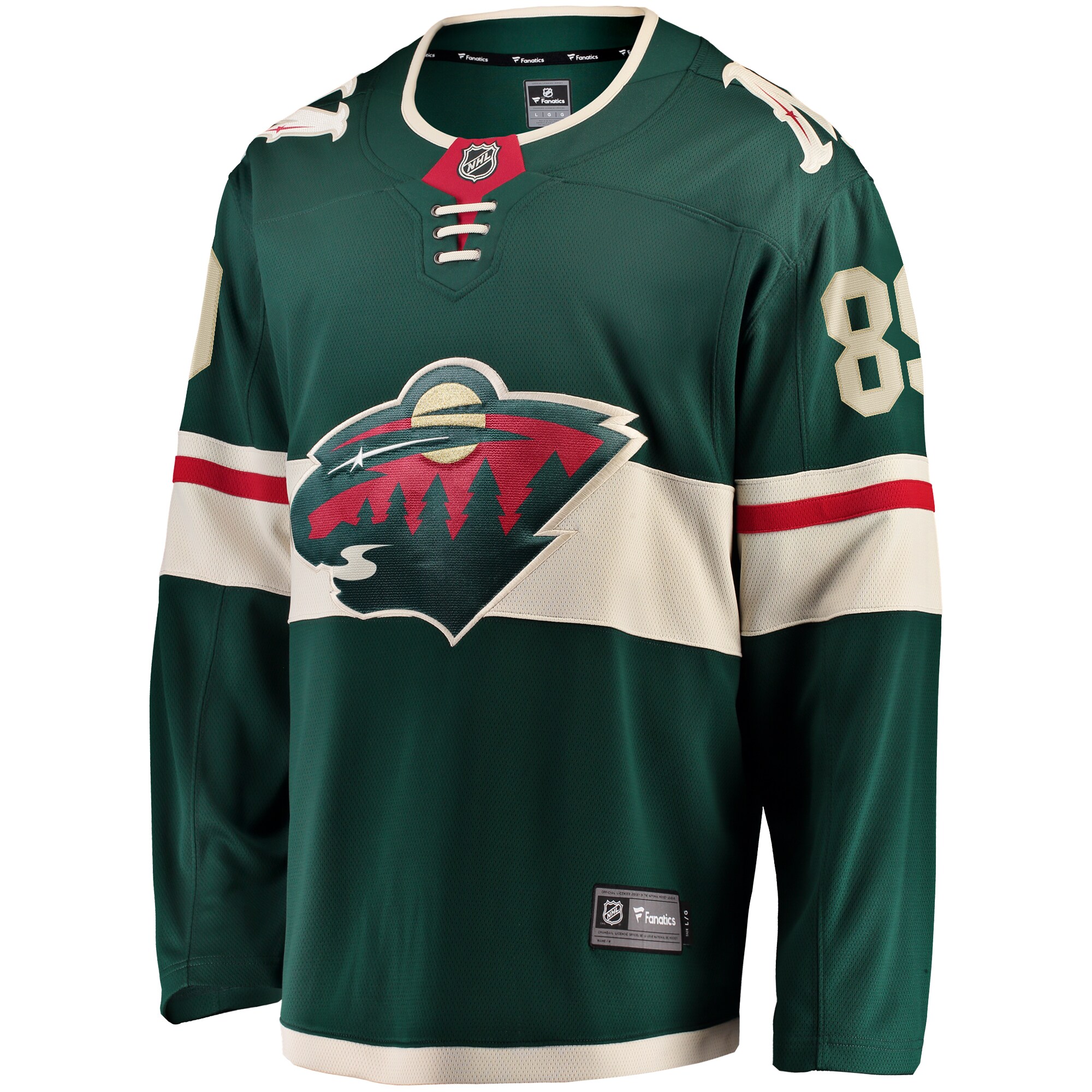 Minnesota Wild Frederick Gaudreau Green Home Breakaway Player NHL Jersey Men's