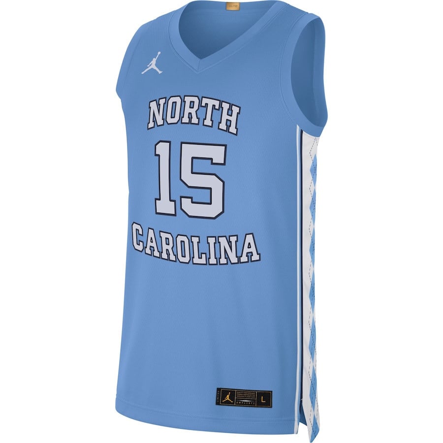 Vince Carter 15 North Carolina Tar Heels Carolina Blue NCAA Jersey Men's