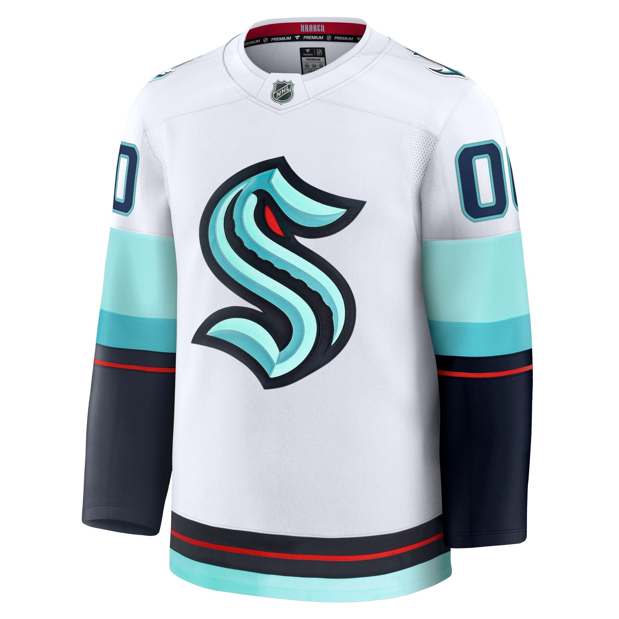 Seattle Kraken White Away Premium Custom NHL Jersey Men's