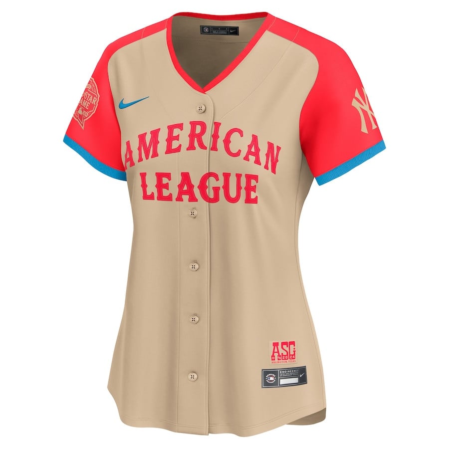 Yordan Alvarez 44 American League 2024 All Star Game Limited Player Cream MLB Jersey Women's