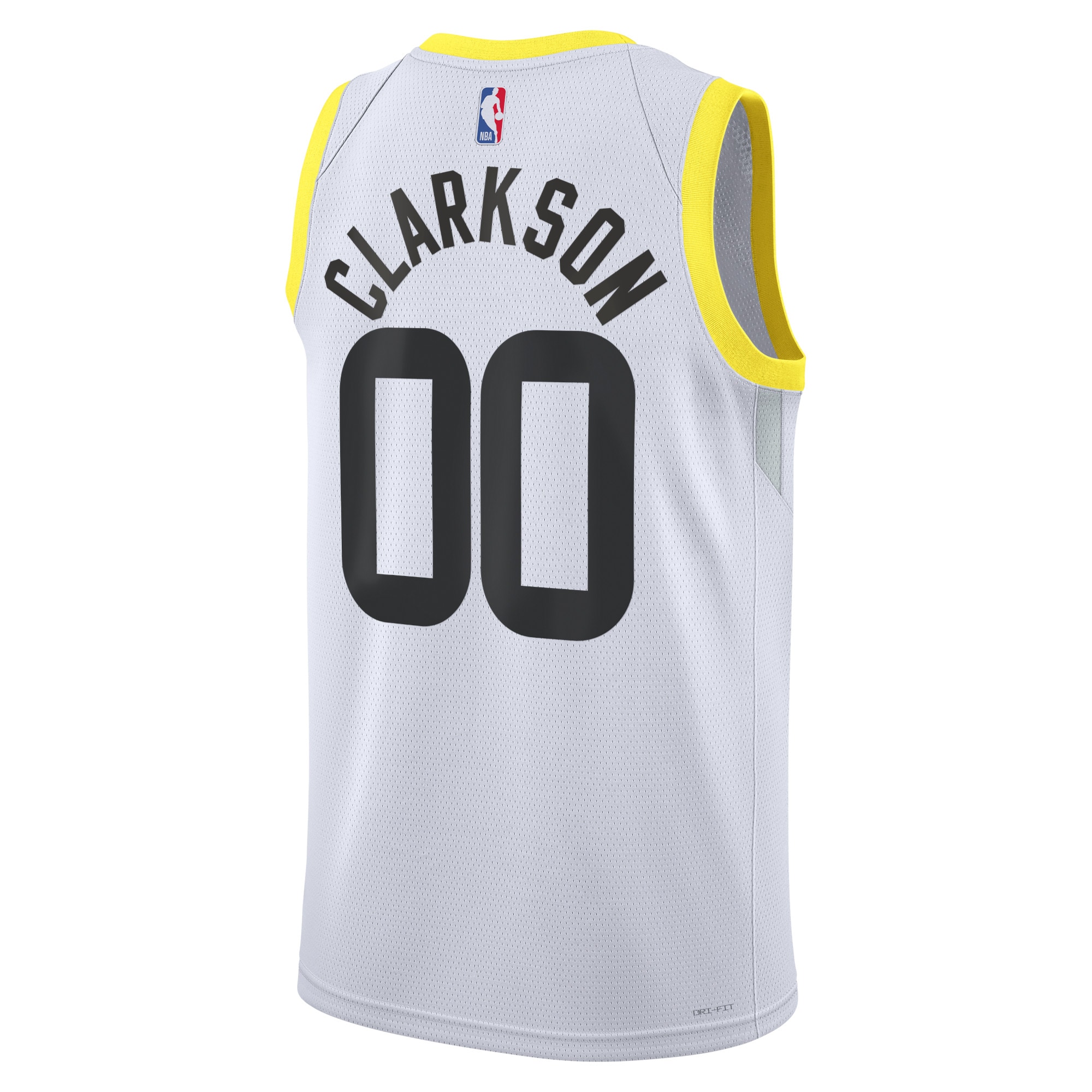 Utah Jazz Association Edition Swingman White Jordan Clarkso Unisex NBA Jersey Unisex