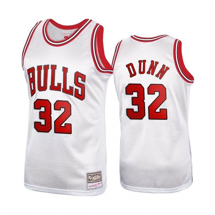 Kris Dunn 32 Chicago Bulls Platinum Hardwood Classics NBA Jersey Men's