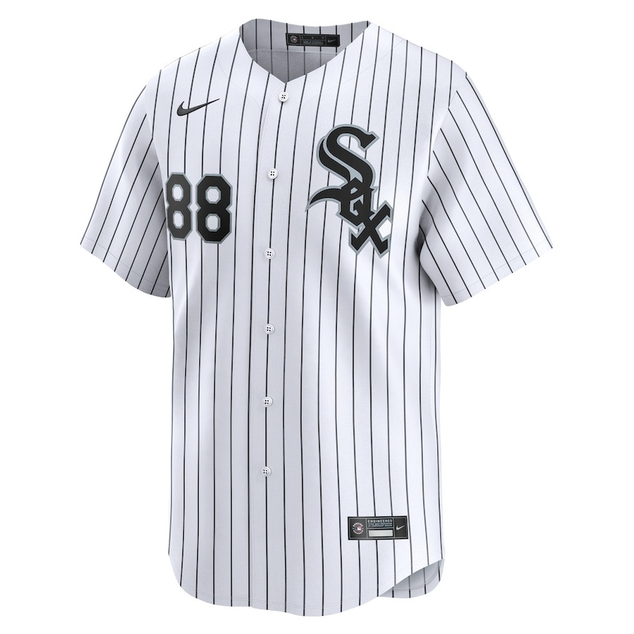 Luis Robert Jr. 88 Chicago White Sox Home Limited Player White MLB Jersey Men's