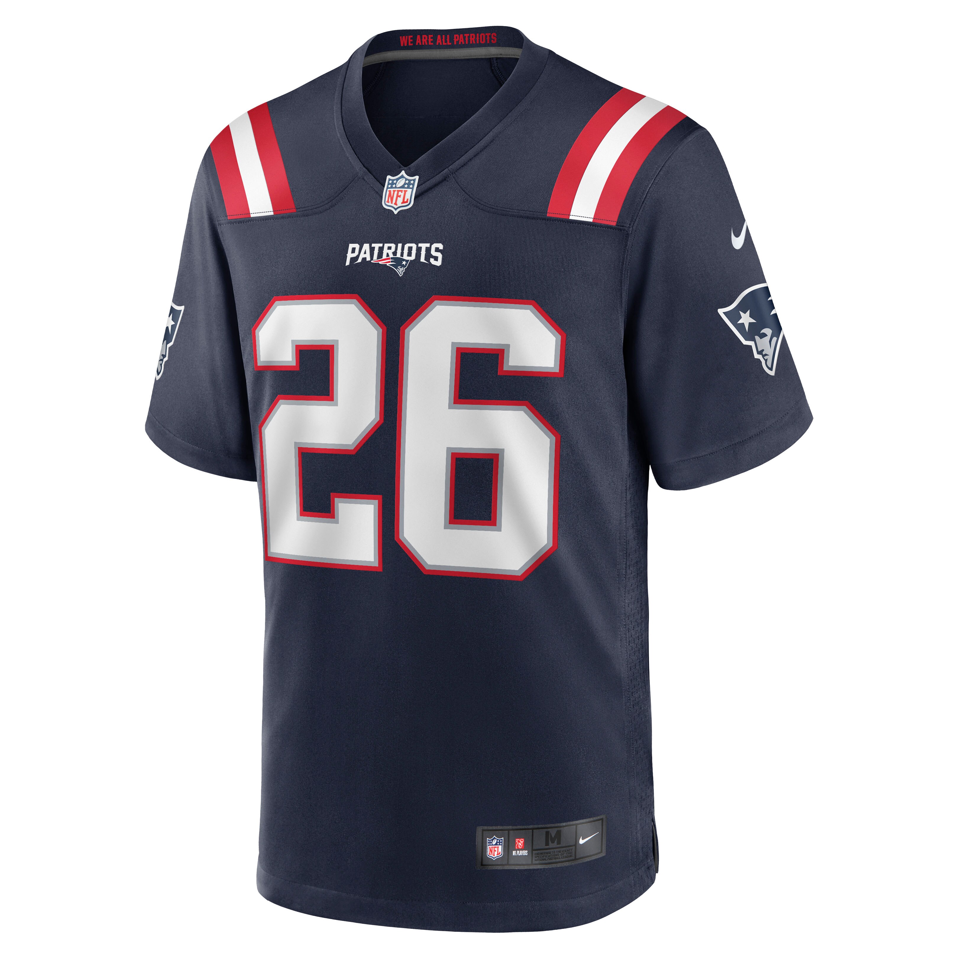New England Patriots Shaun Wade Navy Game NFL Jersey Men's