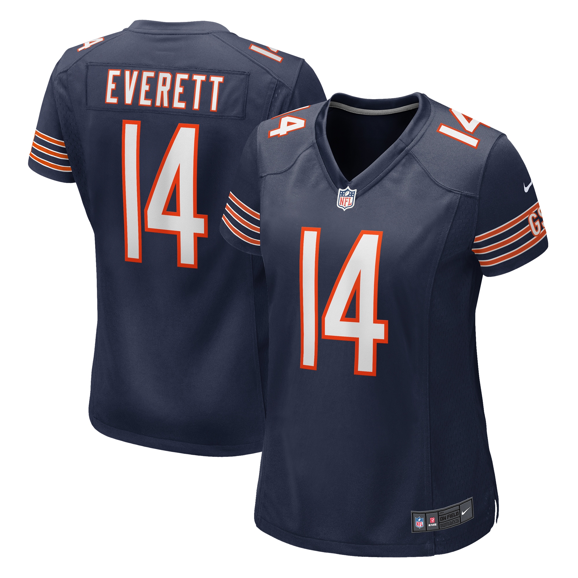 Chicago Bears Gerald Everett Navy Game NFL Jersey Women's