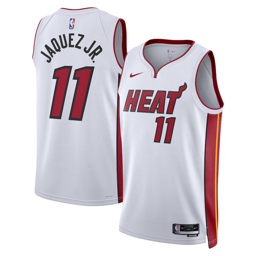 Jaime Jaquez Jr. 11 Miami Heat Unisex Swingman Association Editio White NBA Jersey Unisex