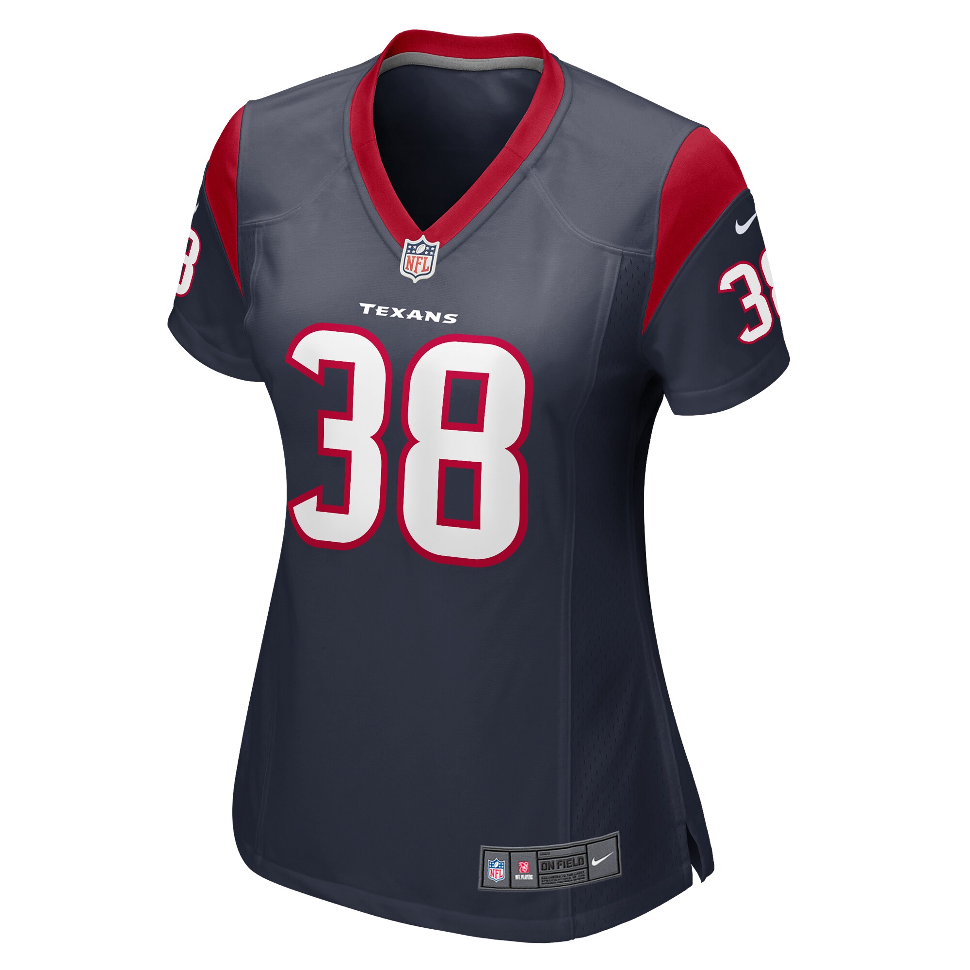 Houston Texans J.J. Taylor Navy Team Game NFL Jersey Women's