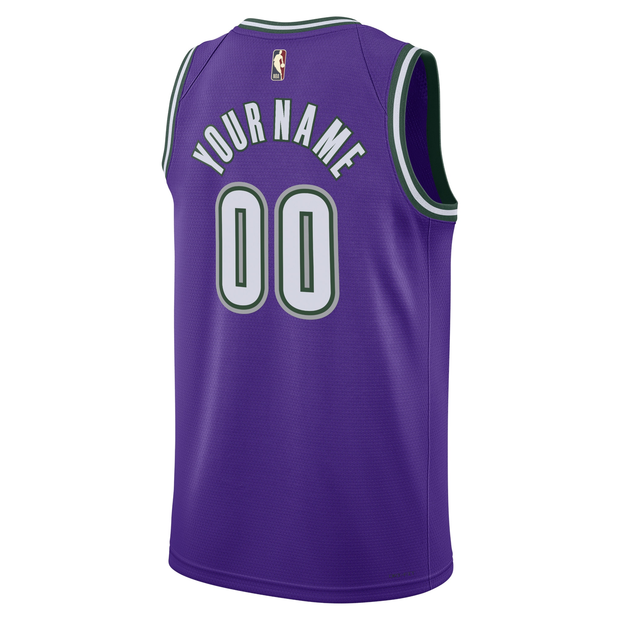 Milwaukee Bucks Classic Edition Swingman 22 Field Purpl White Custom NBA Jersey Men's