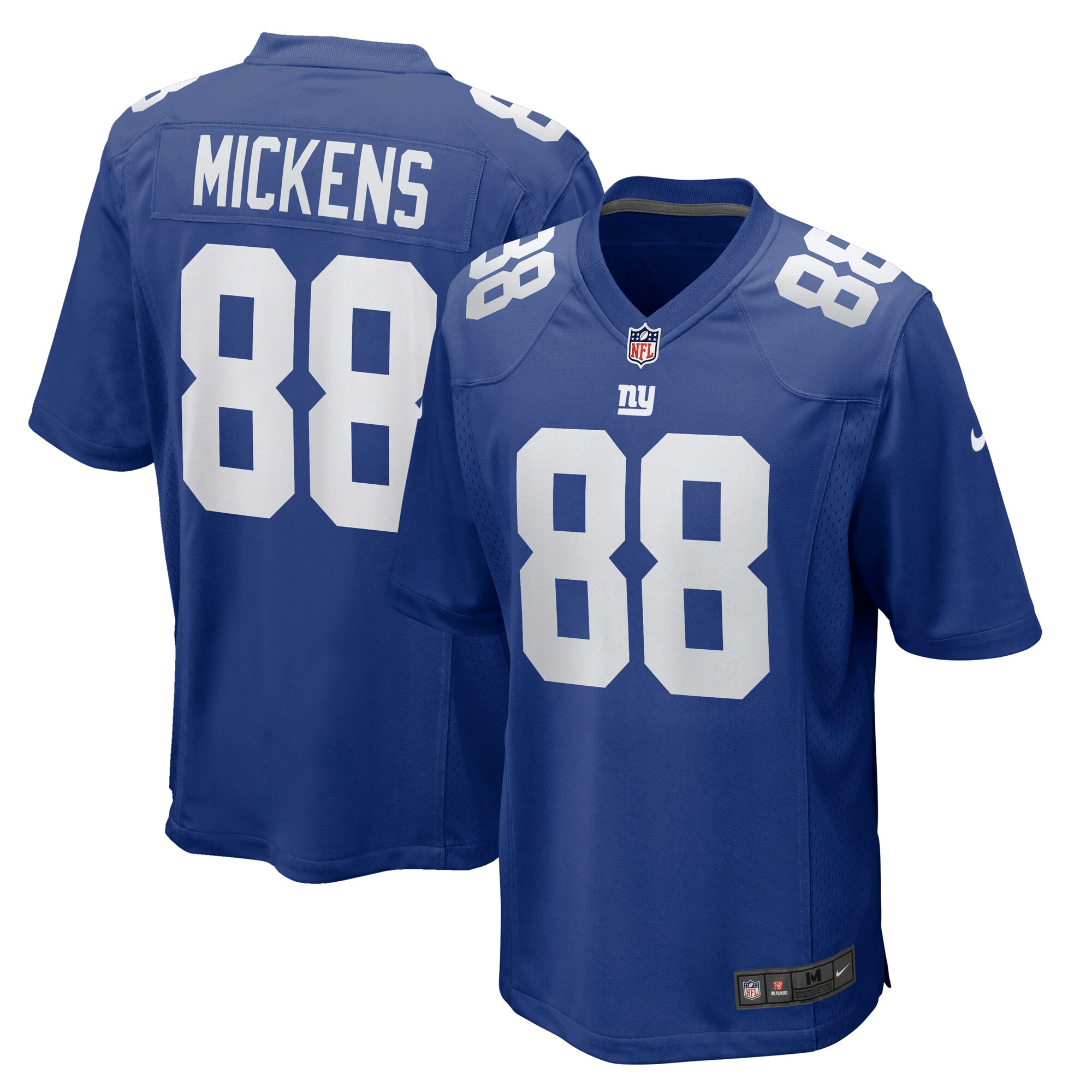 New York Giants Jaydon Mickens Royal Team Game NFL Jersey Men's