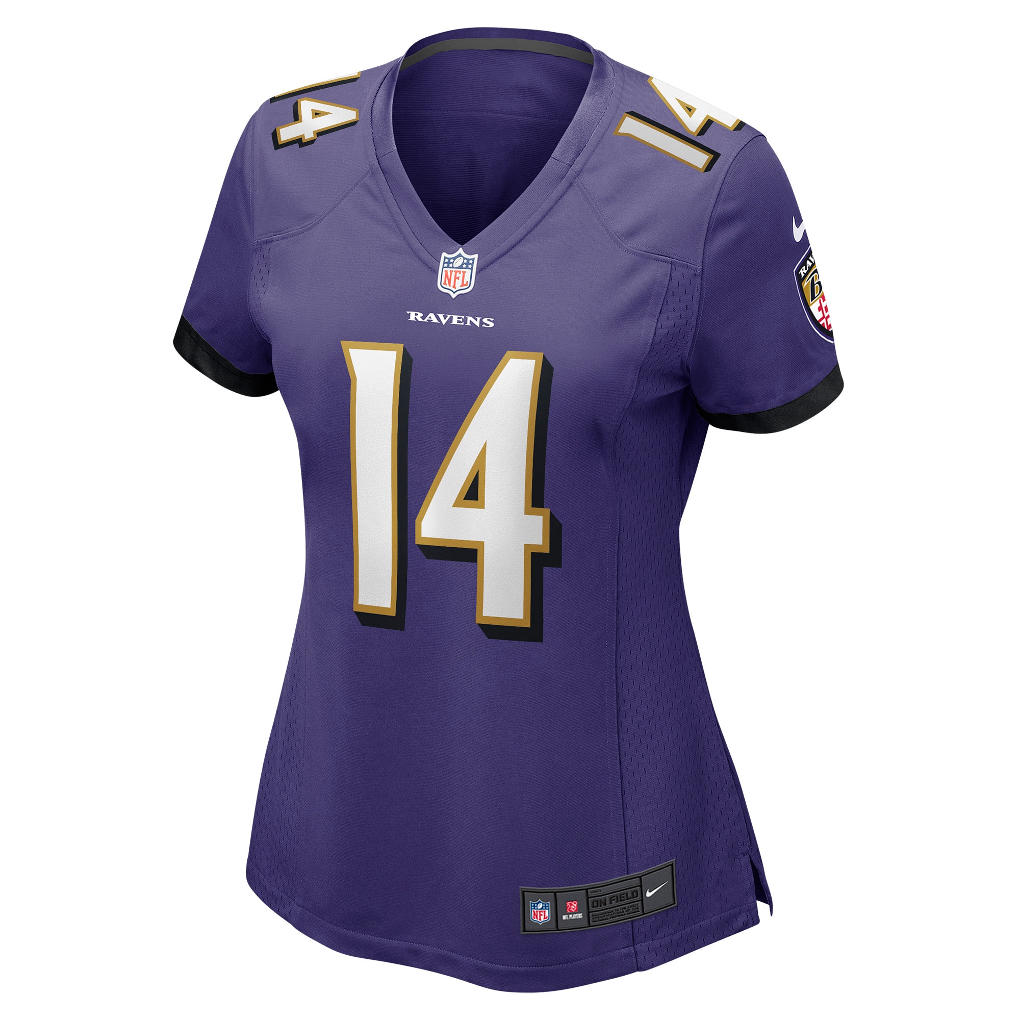 Baltimore Ravens Kyle Hamilton Purple Player Game NFL Jersey Women's