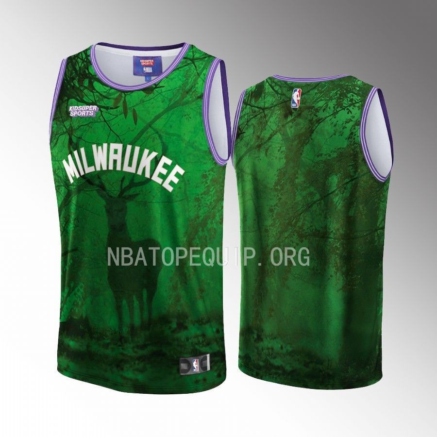 Milwaukee Bucks KidSuper Studio Unisex Hometown NBA Jersey Unisex