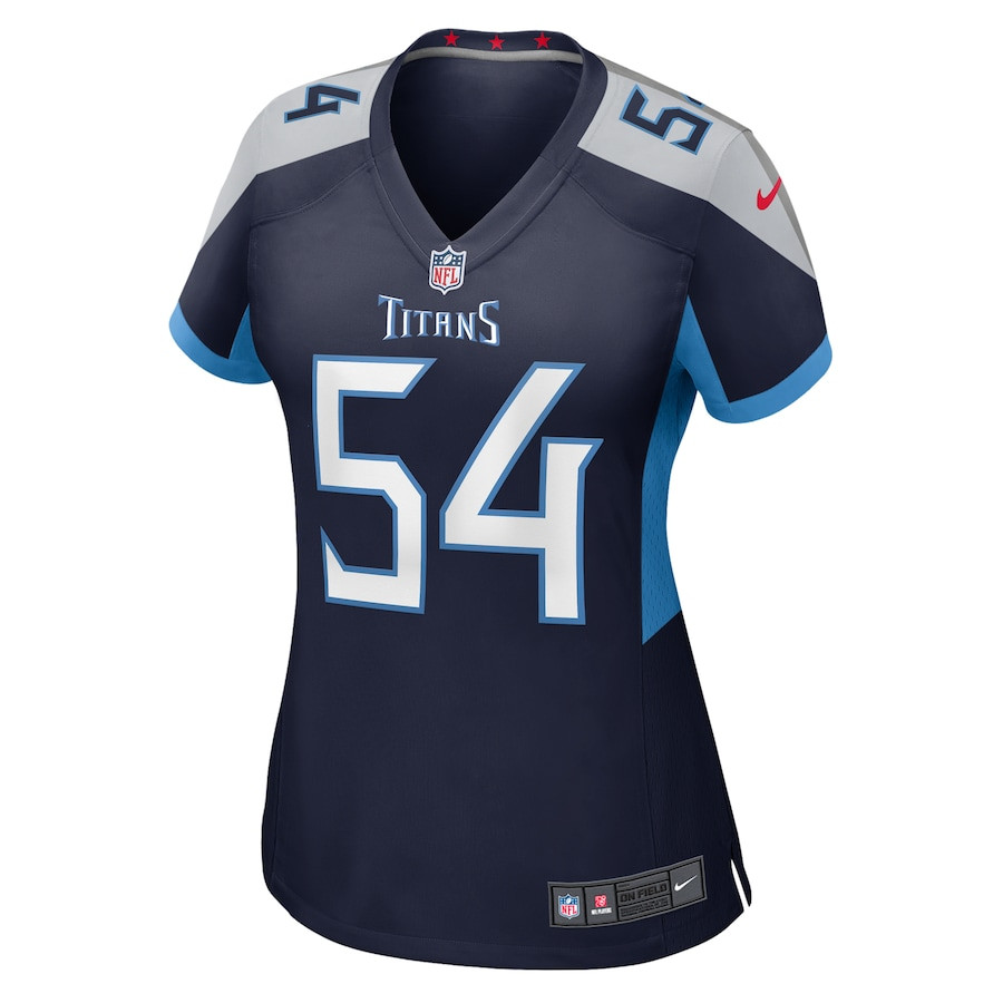 Garret Wallow 54 Tennessee Titans Game Navy NFL Jersey Women's