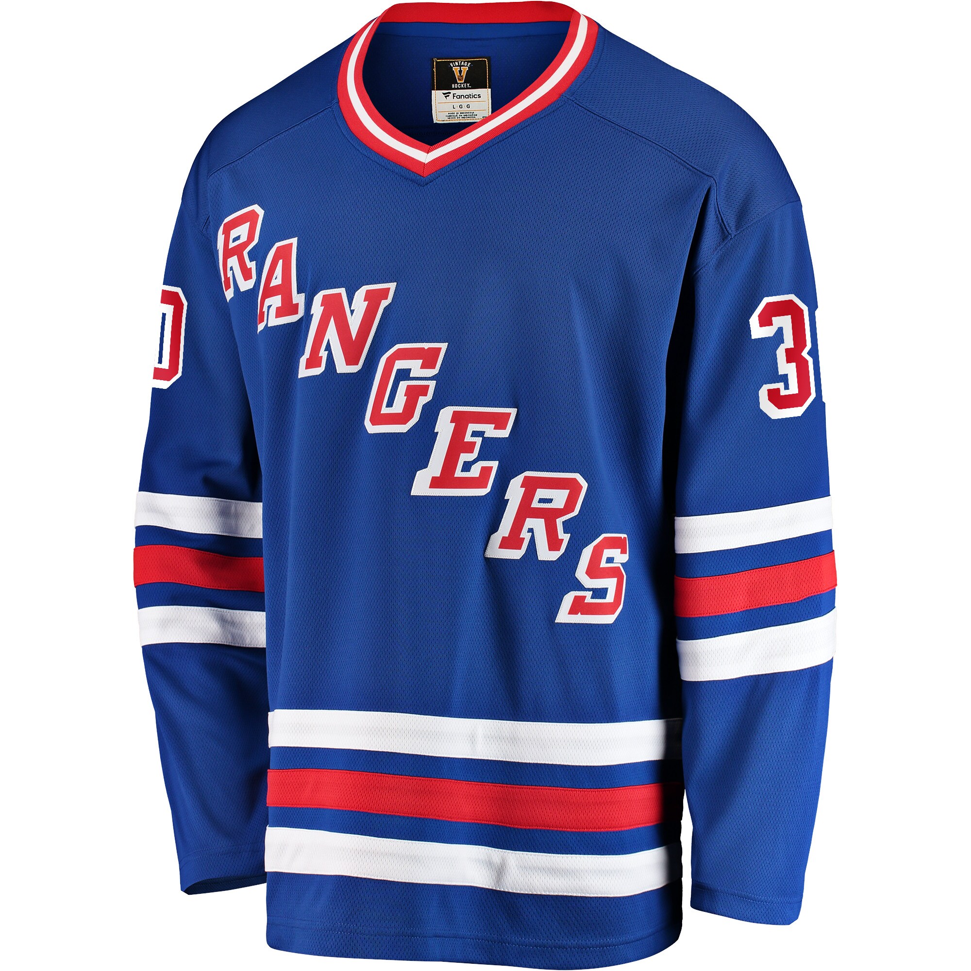 New York Rangers Glenn Healy Blue Premier Breakaway Retired Player NHL Jersey Men's