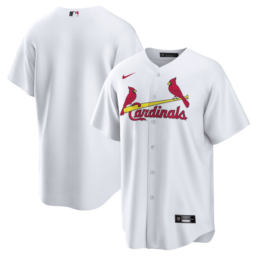 St. Louis Cardinals Home Blank White MLB Jersey Men's