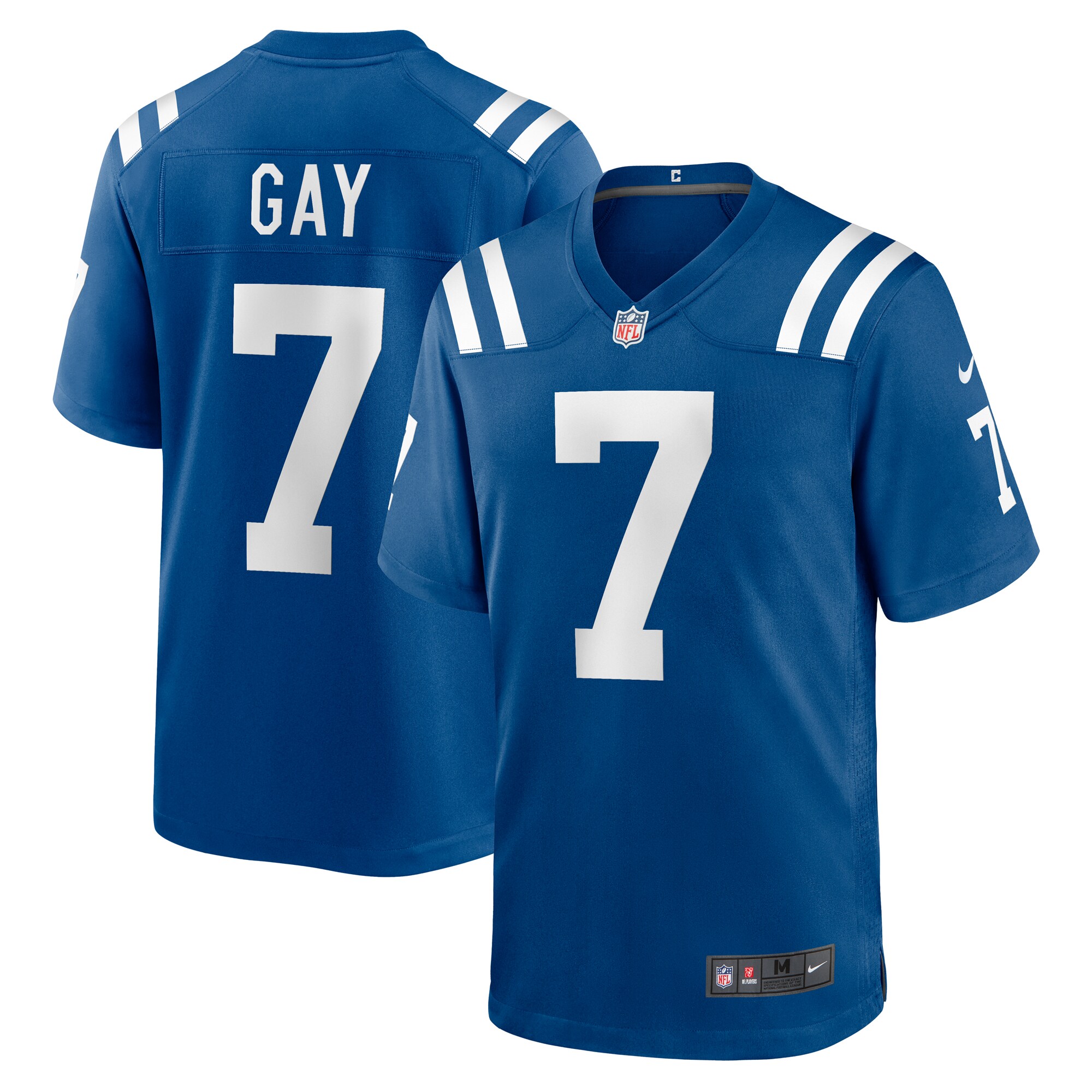 Indianapolis Colts Matt Gay Royal Team Game NFL Jersey Men's