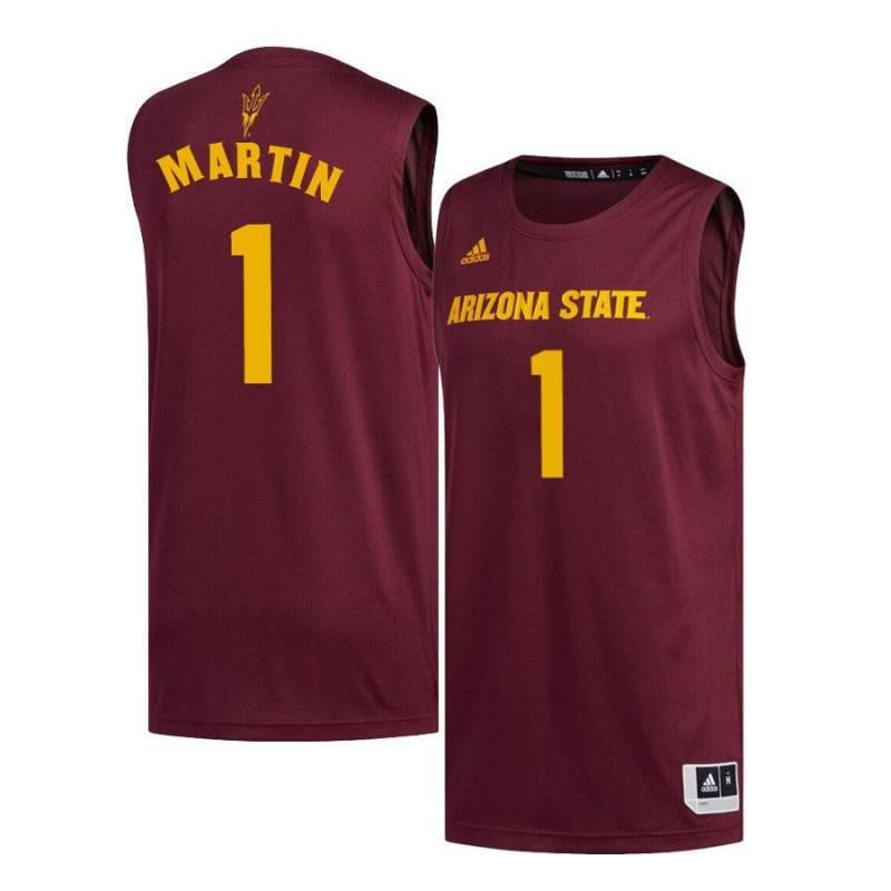 1 Remy Martin Maroon Arizona State Sun Devils NCAA Jersey Men's