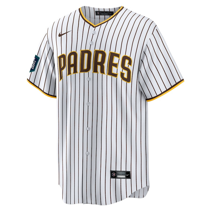 Fernando Tatis Jr. 23 San Diego Padres 2024 World Tour Seoul Series Home Player White MLB Jersey Men's