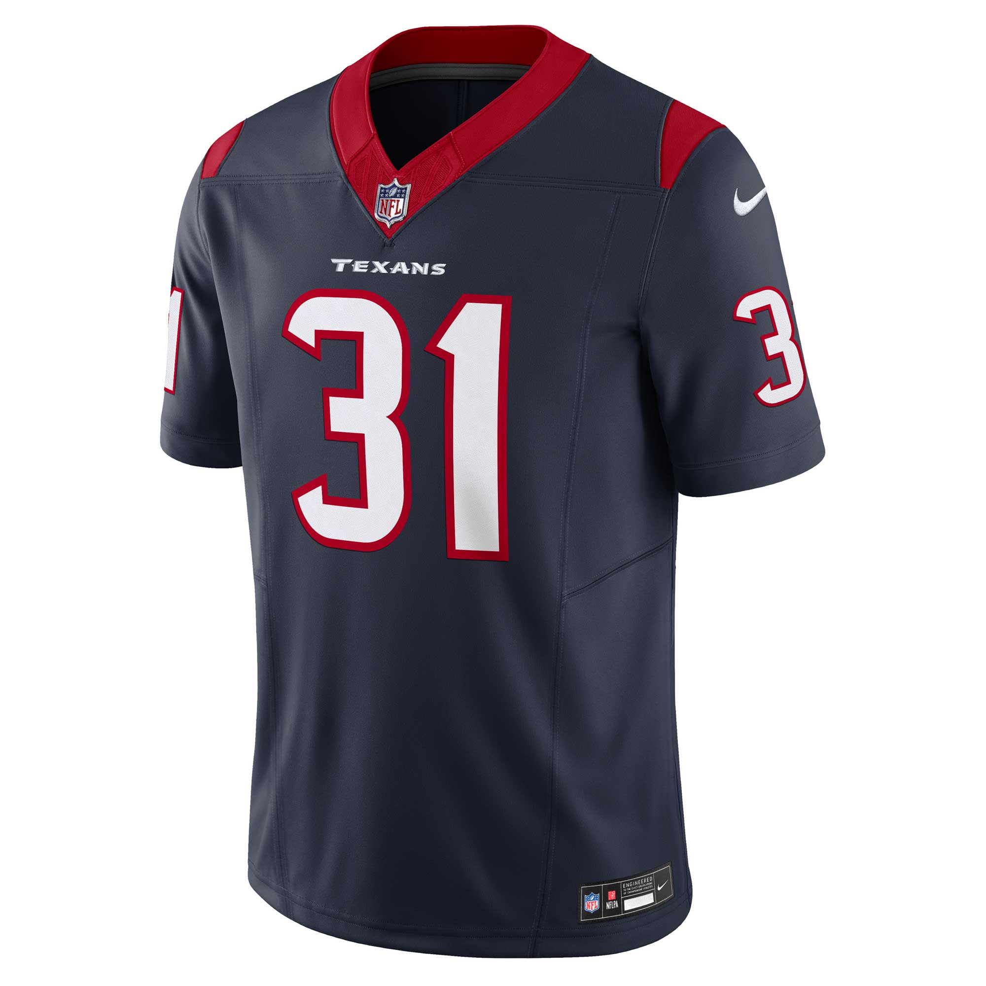Houston Texans Dameon Pierce Navy Vapor F.U.S.E. Limited NFL Jersey Men's