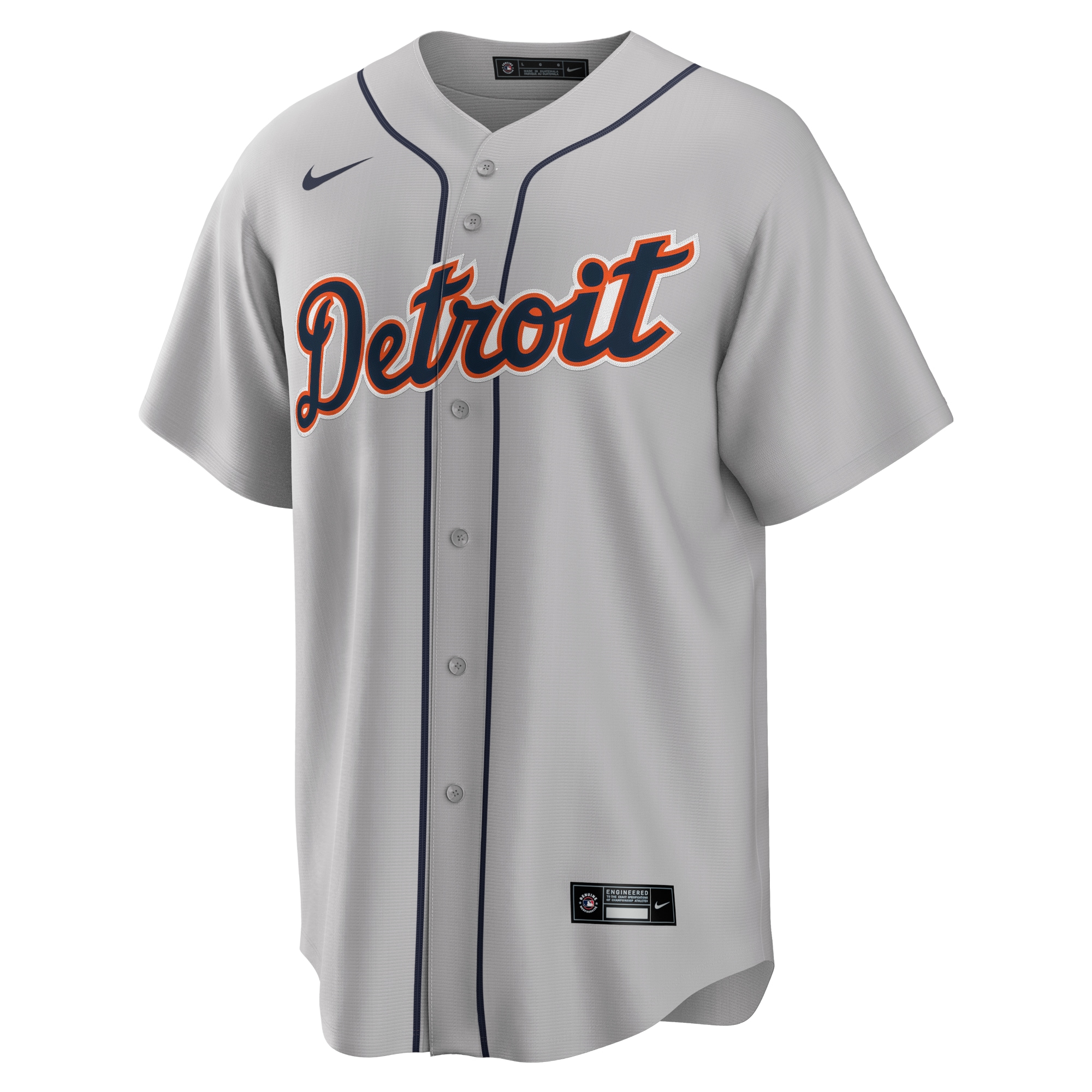 Detroit Tigers Miguel Cabrera Gray Road Player Name MLB Jersey Men's