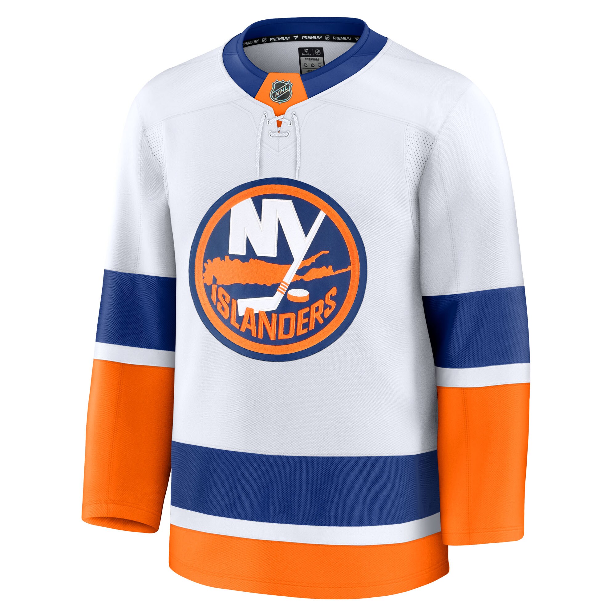 New York Islanders White Away Premium NHL Jersey Men's