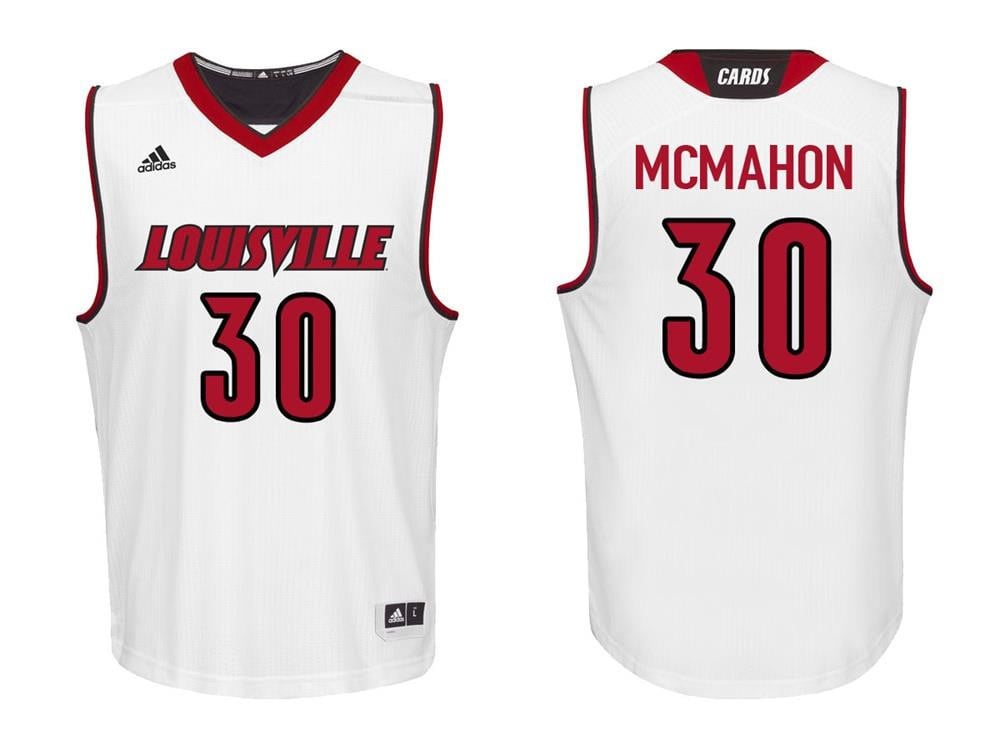 Ryan McMahon 3 White College Louisville Cardinals NCAA Jersey Men's