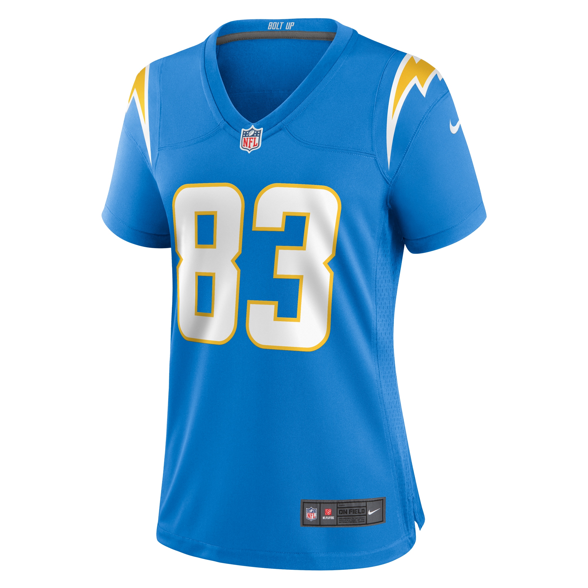 Los Angeles Chargers Nick Vannett Powder Blue Team Game NFL Jersey Women's