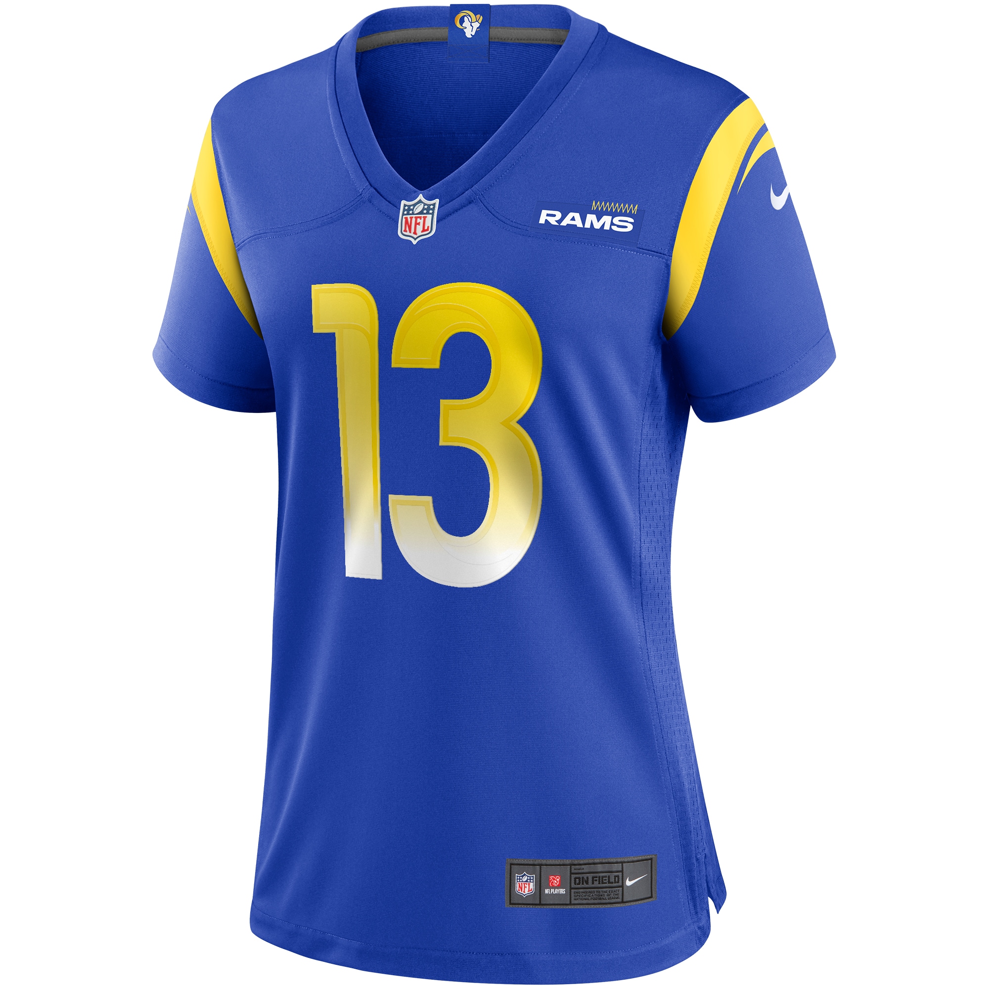 Los Angeles Rams Kurt Warner Royal Game Retired Player NFL Jersey Women's