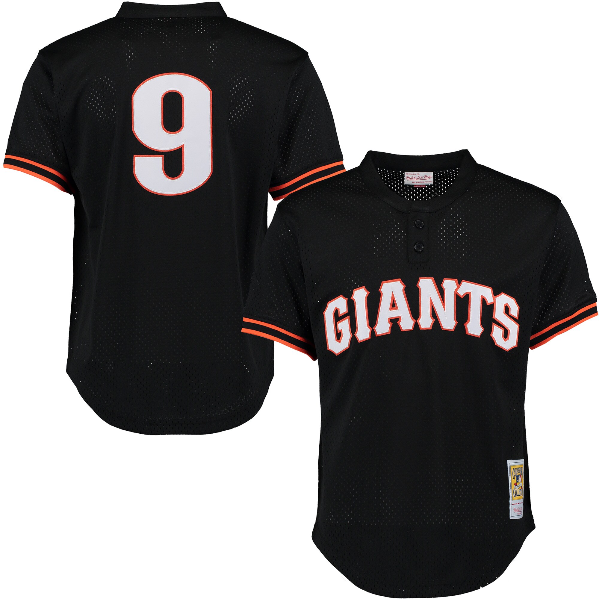 San Francisco Giants Matt Williams Mitchell Ness Black Cooperstown Mesh Batting Practice MLB Jersey Men's