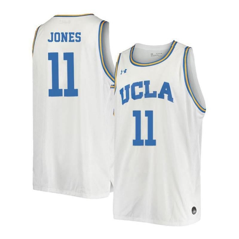 11 Lazeric Jone White Retro Elite UCLA Bruins NCAA Jersey Men's