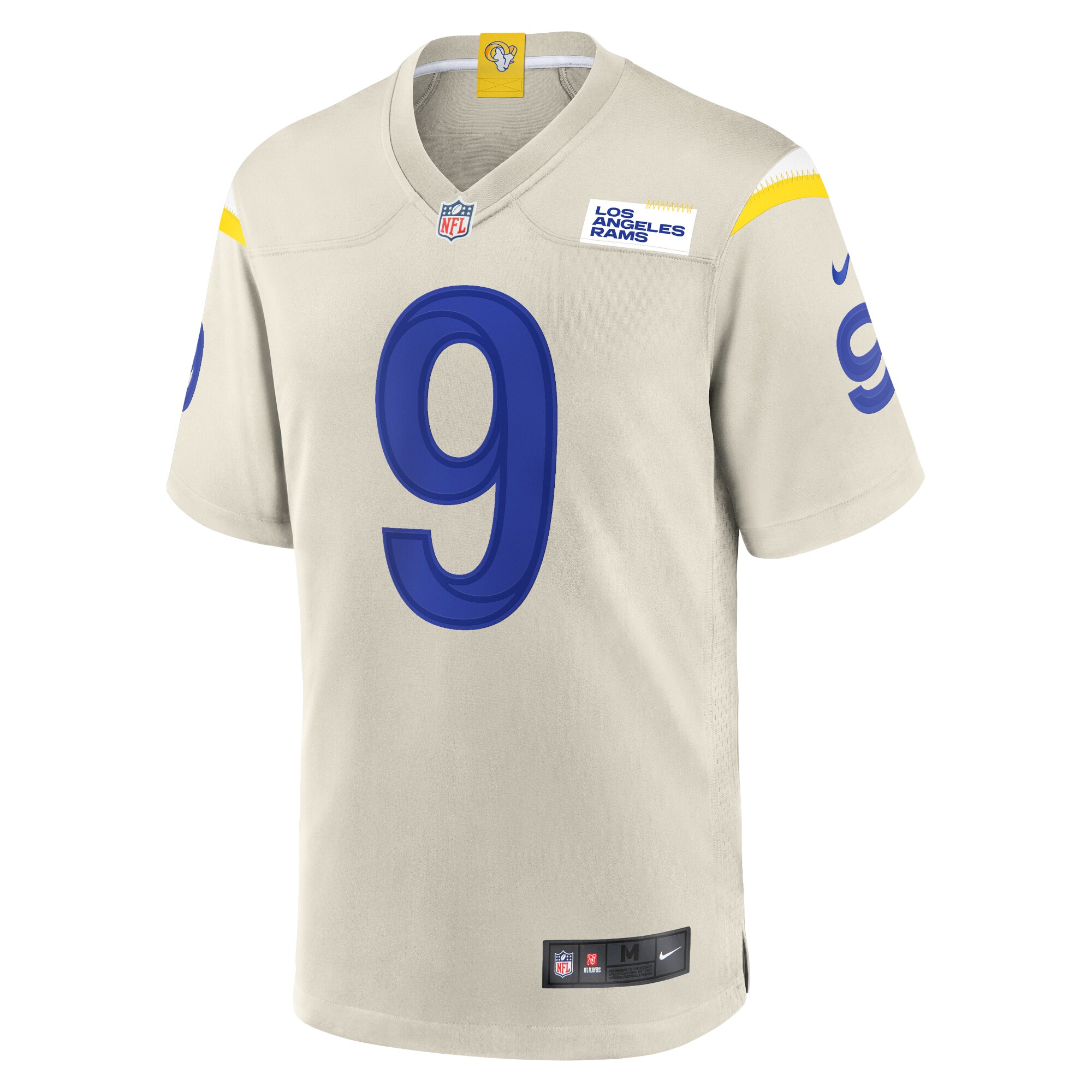 Los Angeles Rams Matthew Stafford Bone Game NFL Jersey Men's