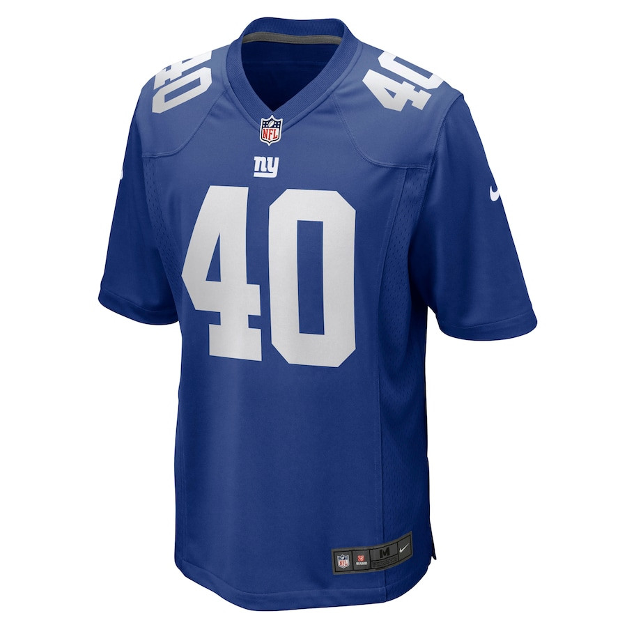 Joe Morrison 40 New York Giants Retired Royal NFL Jersey Men's