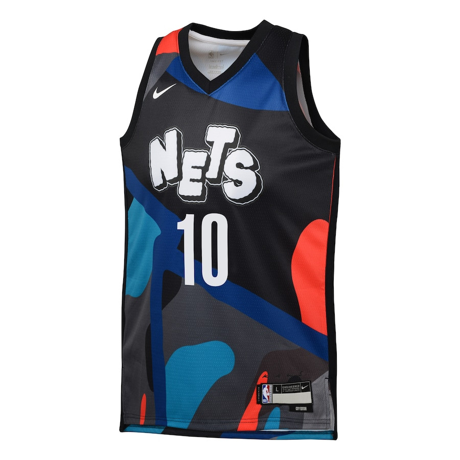 Ben Simmons 10 Brooklyn Nets 2023/24 City Edition Swingma Black NBA Jersey Youth