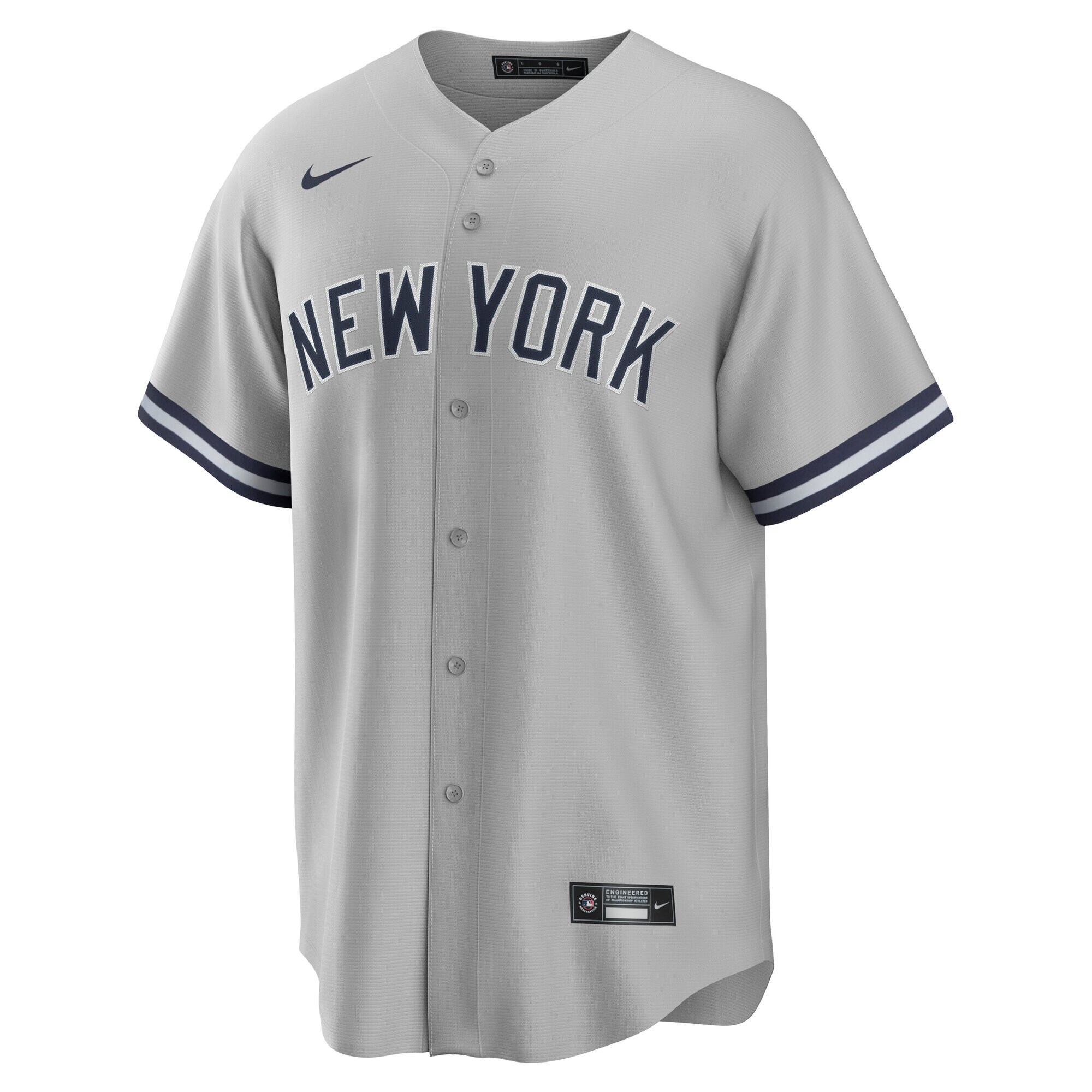 New York Yankees Jazz Chisholm Jr. Gray Road Player MLB Jersey Men's