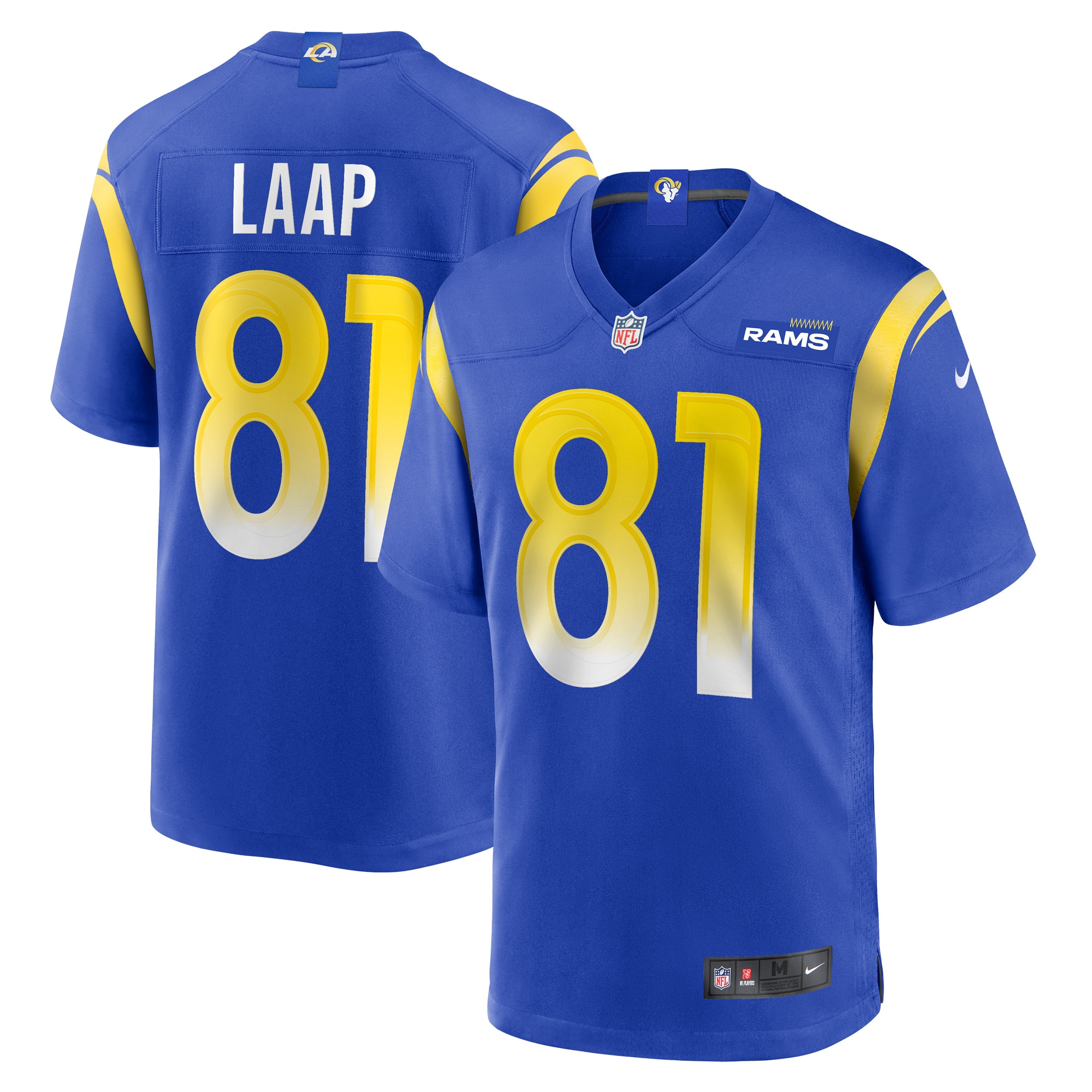 Los Angeles Rams JJ Laap Royal Game NFL Jersey Men's