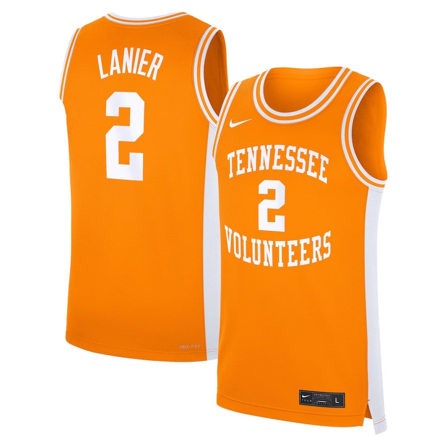 Chaz Lanier 2 Tennessee Volunteers Tennessee Orange NCAA Jersey Men's