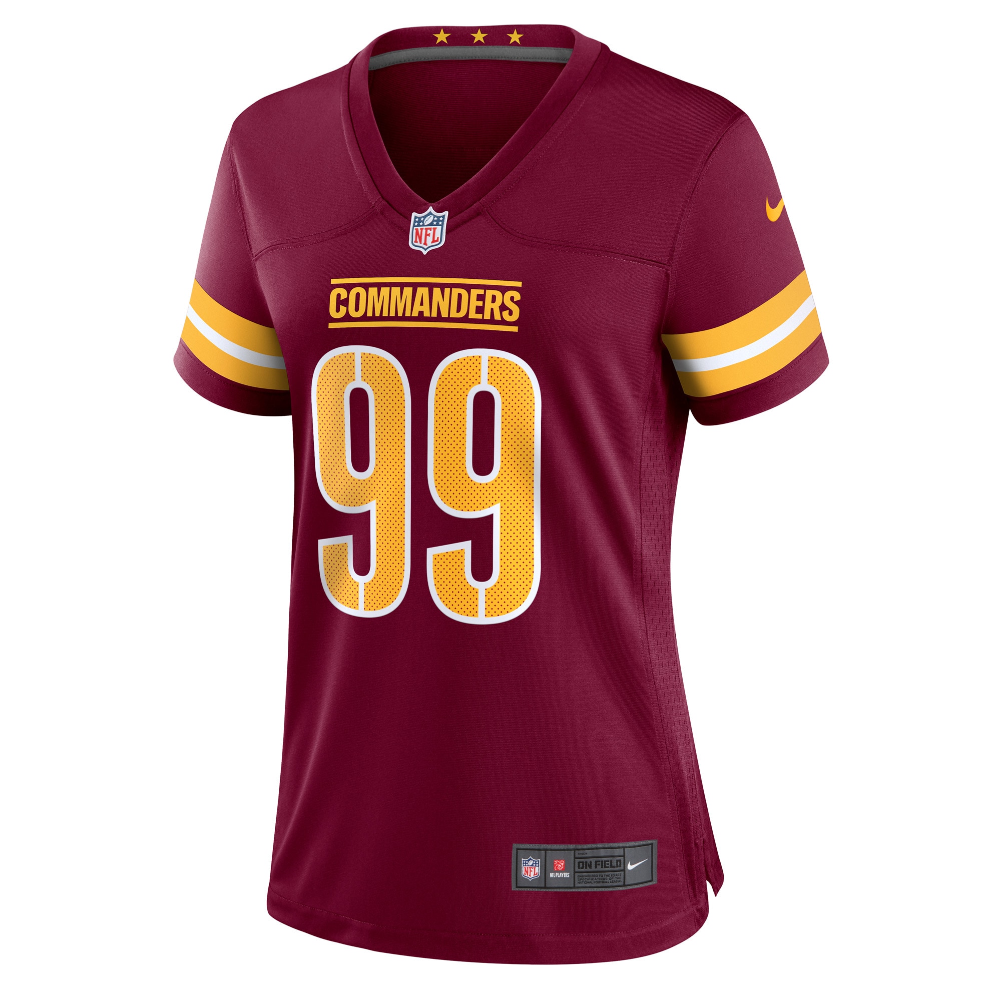 Washington Commanders Clelin Ferrell Burgundy Game NFL Jersey Women's