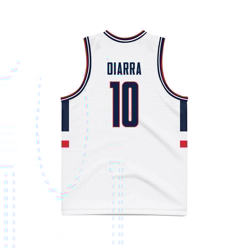 Hassan Diarra 10 UConn Huskies 2024 National Champions Patch Unisex NCAA Jersey Unisex