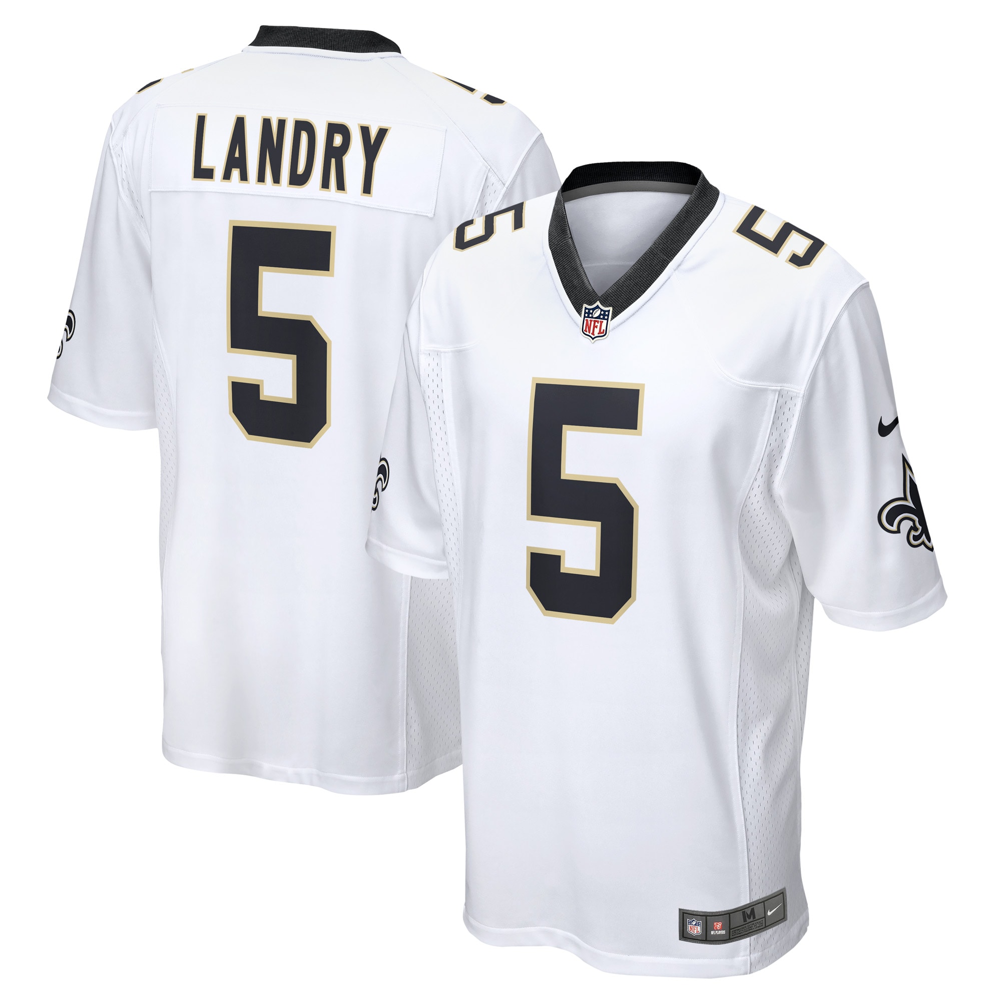 New Orleans Saints Jarvis Landry White Player Game NFL Jersey Men's